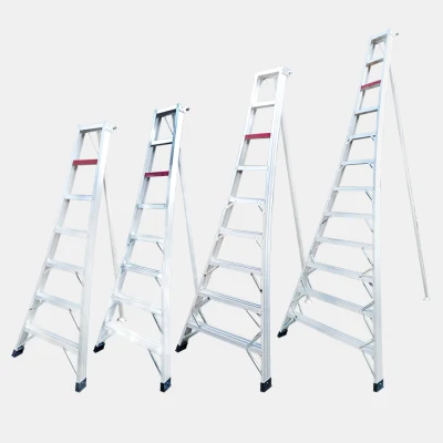 6 Step EN 131 Compliant Aluminum Dismountable Tripod Garden Ladder