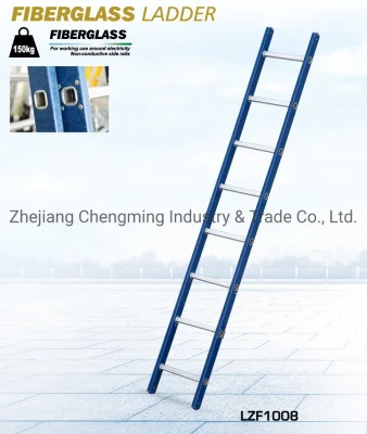8 Steps Fiberglass Single Ladder