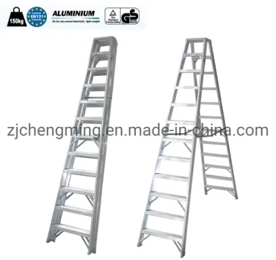 Wholesell household ladder 2x12 Step Ladder En131 Ladder Double side Ladder