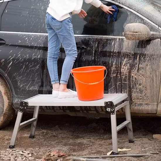 Aluminum Work Platform Drywall Step up Folding Work Bench